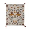 Hot Bloomingville Tagesdecke Braun mit Vu00f6geln