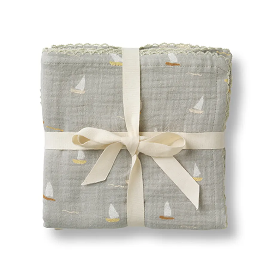 Dear April Mio Muslintuch Sailboats 3er-Set