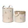 Outlet Dear April Toto Bestickte Aufbewahrungsku00f6rbe S Songbirds 2er-Set