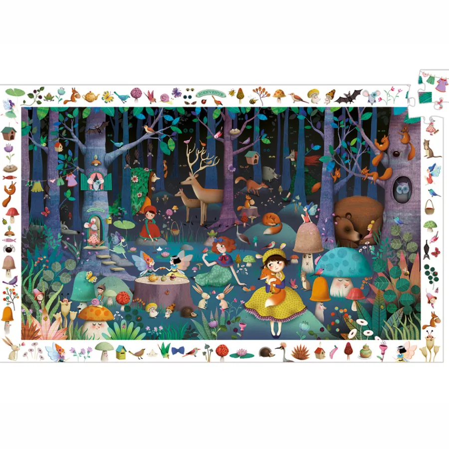 Sale Djeco Entdecker Puzzle Enchanted Forest