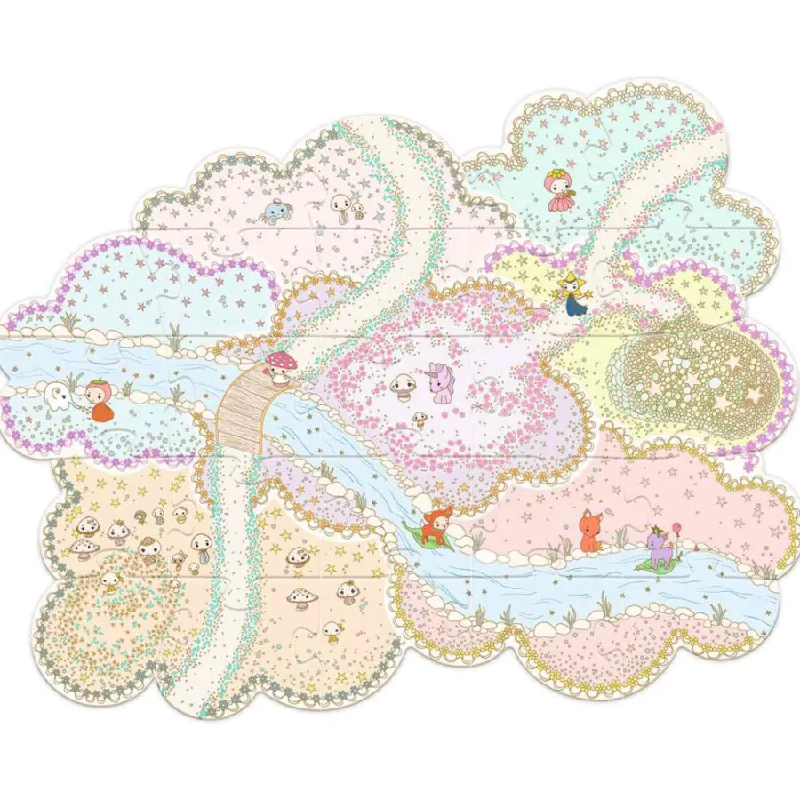 Outlet Djeco Tinyly Bodenpuzzle Lily tinypuzz