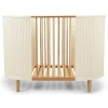 Hot Kas Kopenhagen Babybett Kai Cream Oak inkl. Matratze