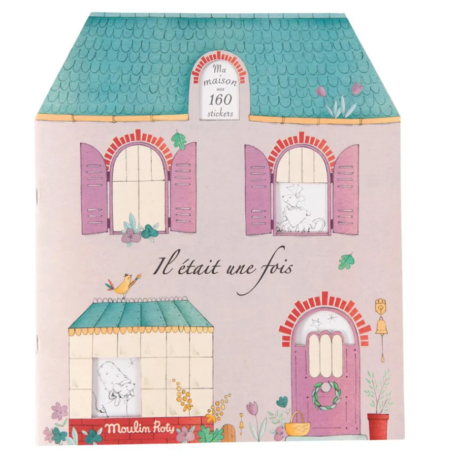 Online Moulin Roty Malbuch mit Stickern "Mu00e4rchen"