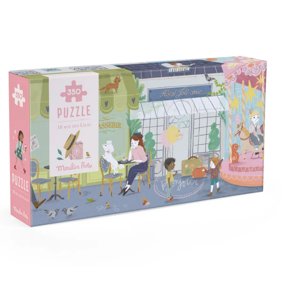 Hot Moulin Roty Puzzle 10 rue des Lilas 350-teilig