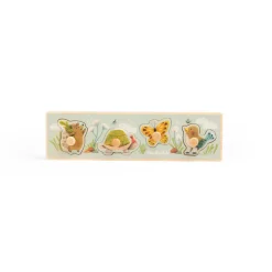 Moulin Roty Steckpuzzle Trois Lapins Tiere 4-teilig