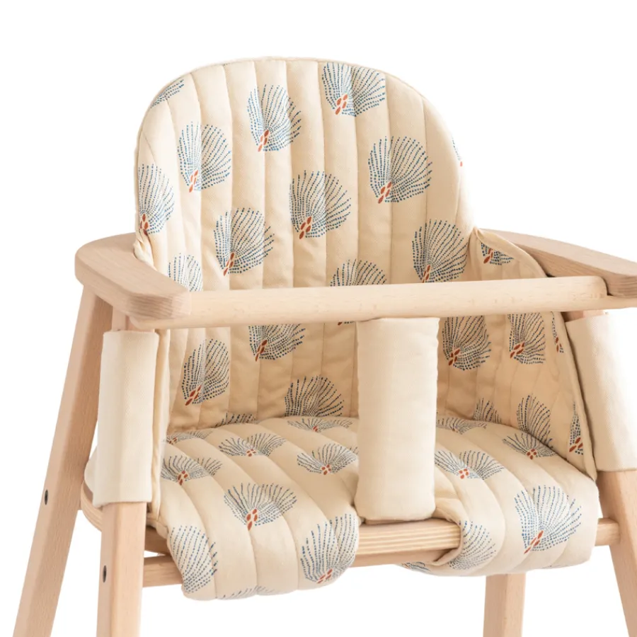 Clearance Nobodinoz Kissen fu00fcr Kinderstuhl Growing Green Blue Gatsby Cream