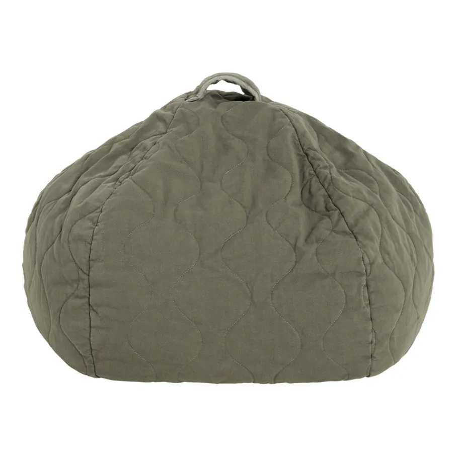 Sale Nobodinoz Sitzsack Rund Gequiltet Landscape Vetiver