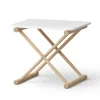 Oliver Furniture Camp Nachttisch niedrig weiu00df/Eiche