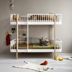 Sale Oliver Furniture Etagenbett Wood Original Eiche - Leiter Vorne