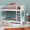 Hot Oliver Furniture Etagenbett Seaside Weiu00df Classic mit gerader Leiter