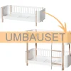 Online Oliver Furniture Umbauset Wood Mini+ Juniorbett zum halbhohen Etagenbett Weiu00df/Eiche