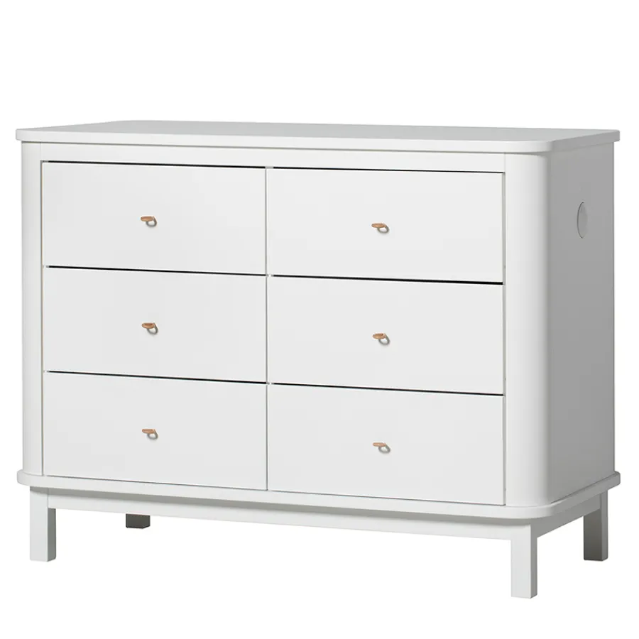 Discount Oliver Furniture Wood Kommode 6 Schubladen Weiu00df