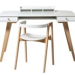 Oliver Furniture Wood Schreibtisch 72,6 cm & Armlehnstuhl Set