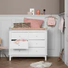 Clearance Oliver Furniture Wood Wickelkommode 6 Schubladen mit grou00dfer Wickelplatte Weiu00df