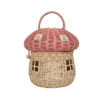 Hot Olli Ella Korb aus Rattan Pilz Musk