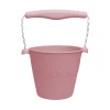 Clearance Scrunch Sandspielzeug Eimer biegsam Dusty Rose