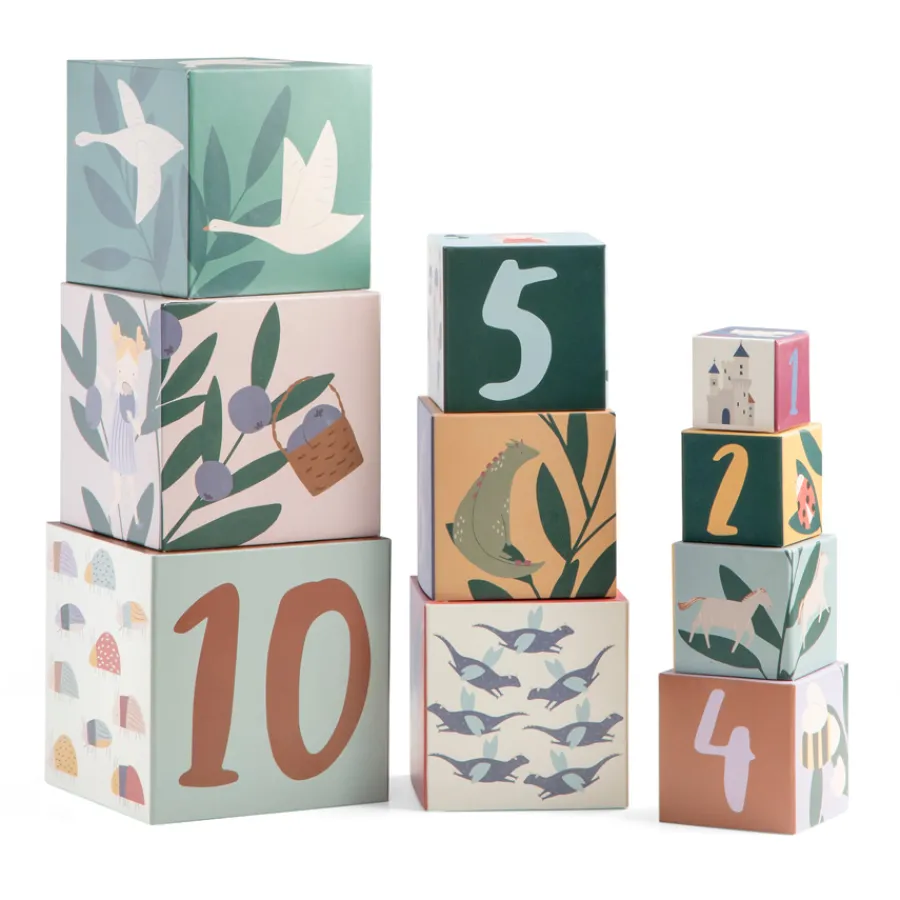 Sebra Stapel-Blu00f6cke Pixie/Dragon 10-teilig