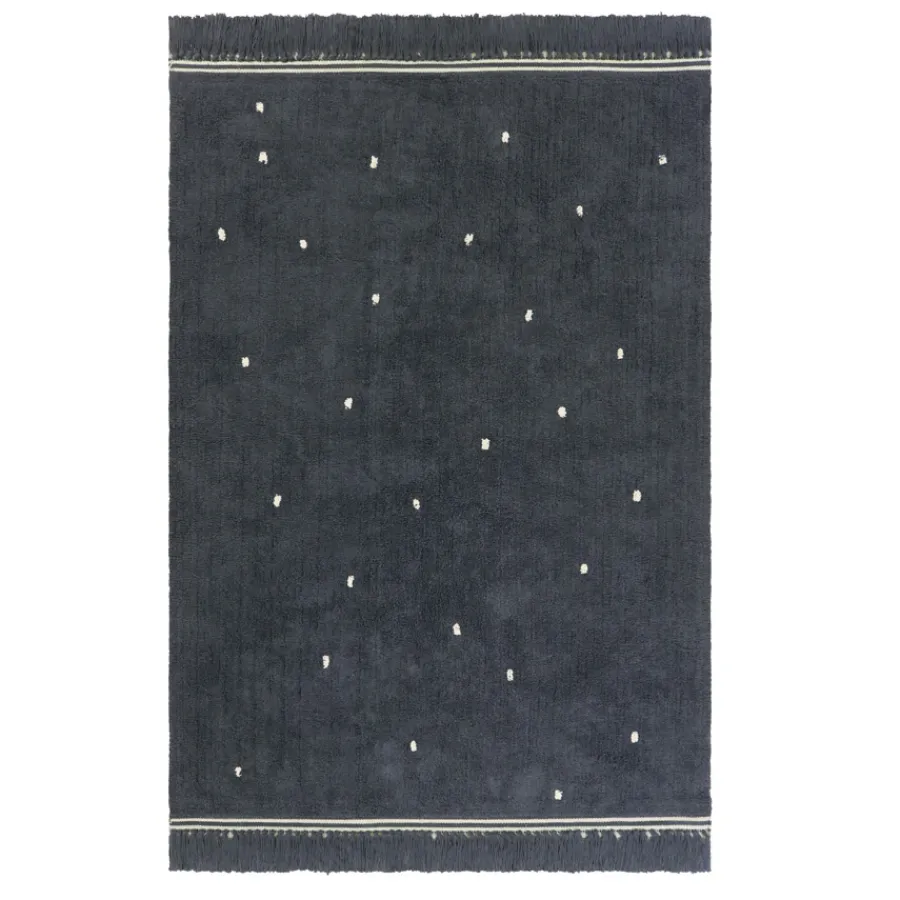 Clearance Tapis Petit Teppich Emily dot antracite 170x120
