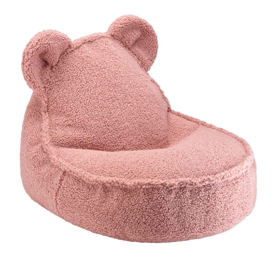 Clearance Wigiwama Kindersitzsack Guava Pink Bear Teddy